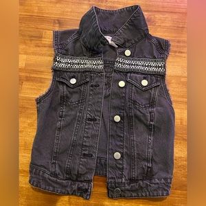 Black Demin Vest